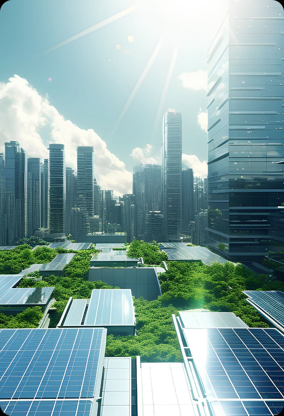 Edifcios integrados con la naturaleza