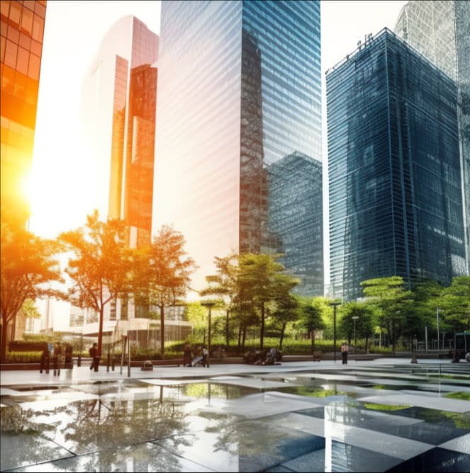Grupo de edificios inteligentes